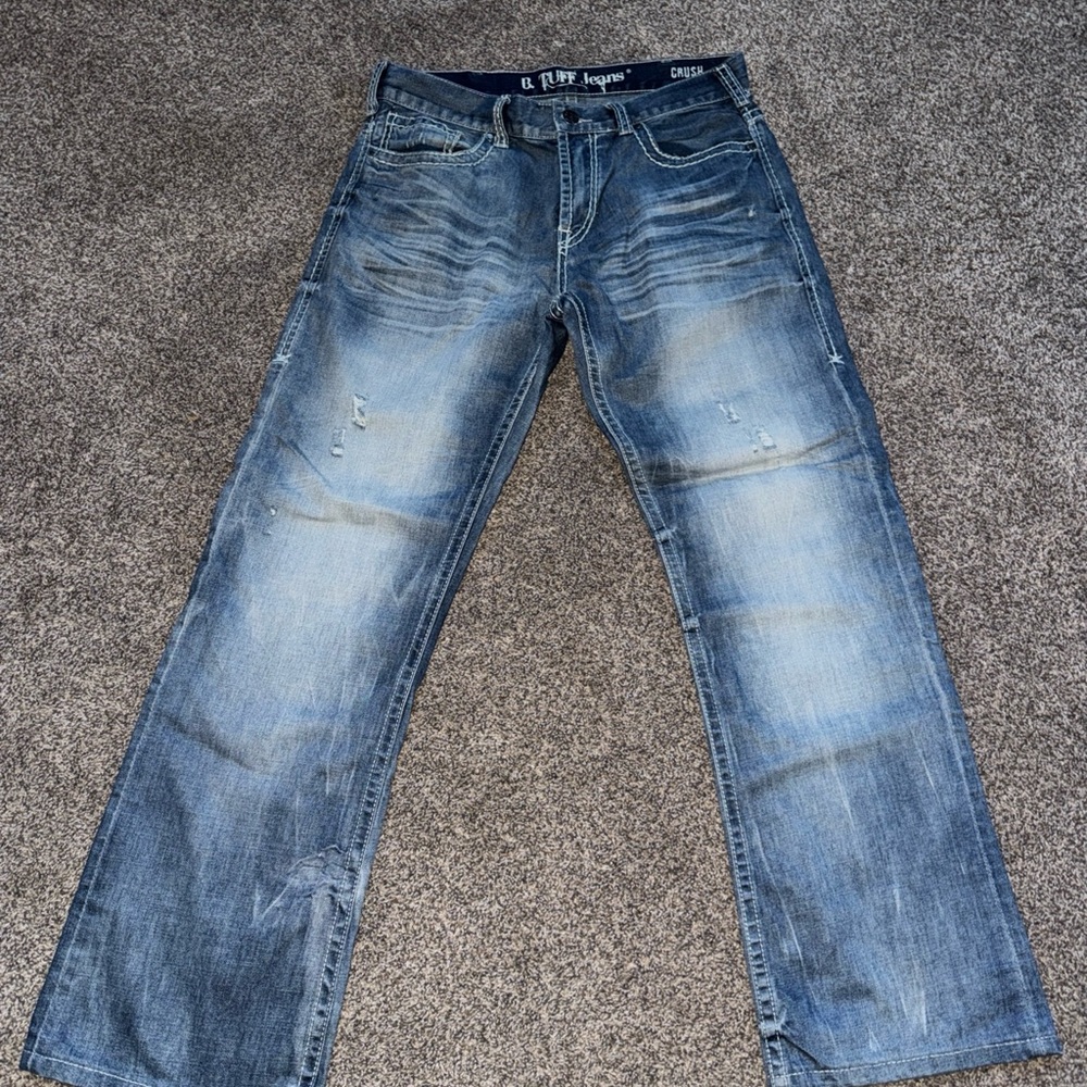 B. Tuff Jeans Crush Men’s 33x32 but hemmed to 30 length EUC